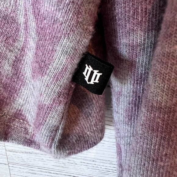 EleVen by Venus Williams Top Womens Size Small Purple and Gray Marbled Cropped - Picture 6 of 15